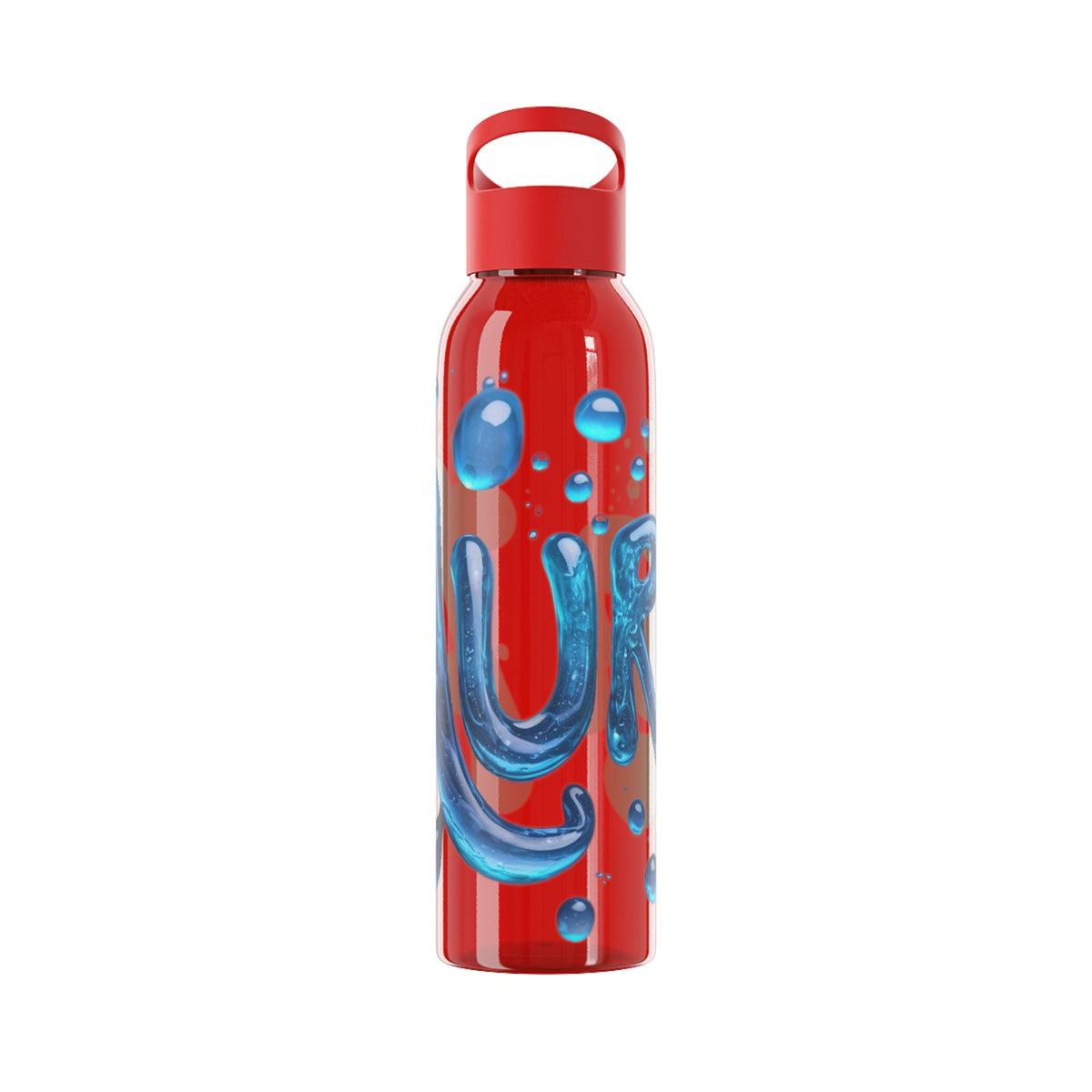 Colorful abstract reusable bottle representing the new art, culture and purpose collection