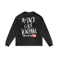 Acid Wash Oversize Long Sleeve T-Shirt