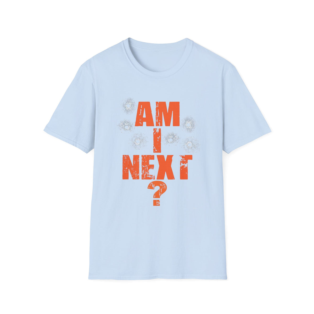 Am I Next? Bullet Hole Graphic T-Shirt