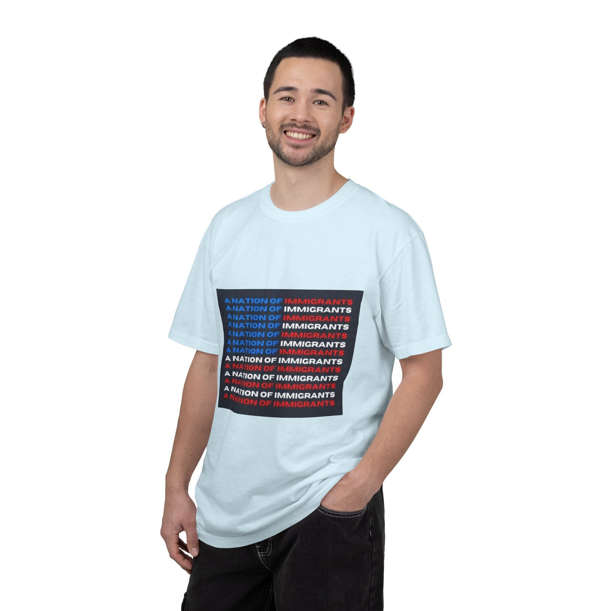 Immigrant Rights T-Shirt — A Nation of Immigrants Statement Tee