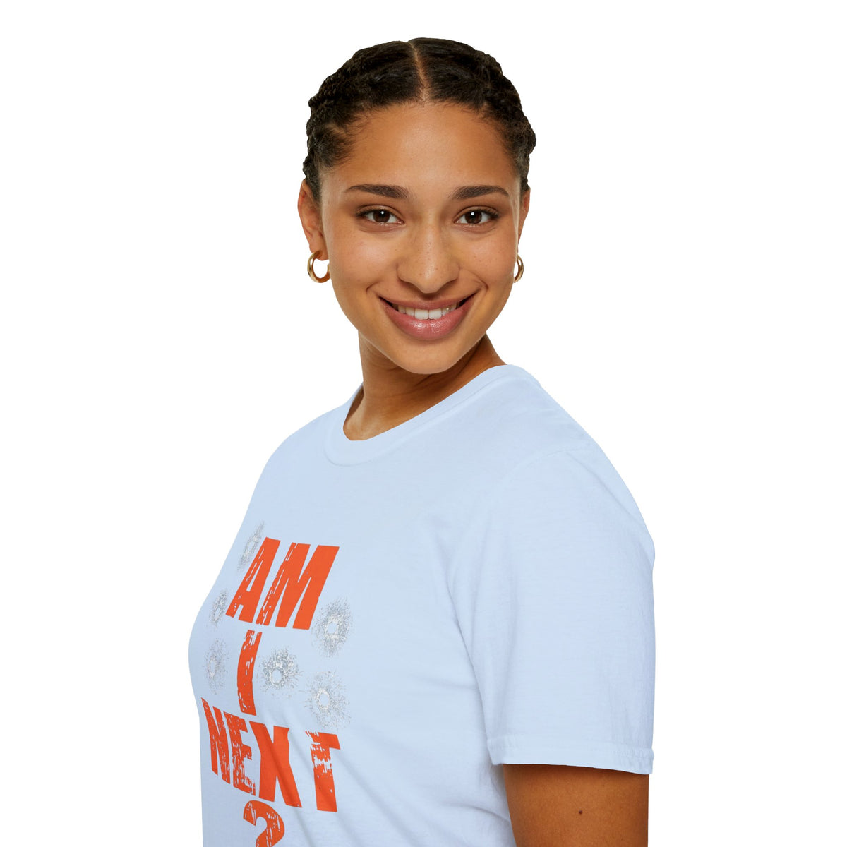 Am I Next? Bullet Hole Graphic T-Shirt