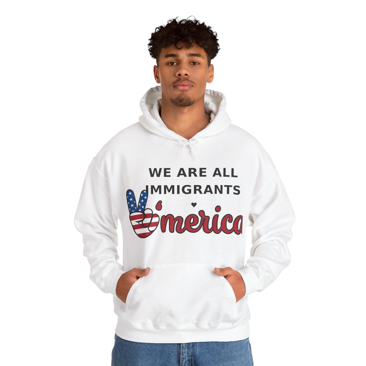 We Are All Immigrants Hoodie — Statement Hoodie