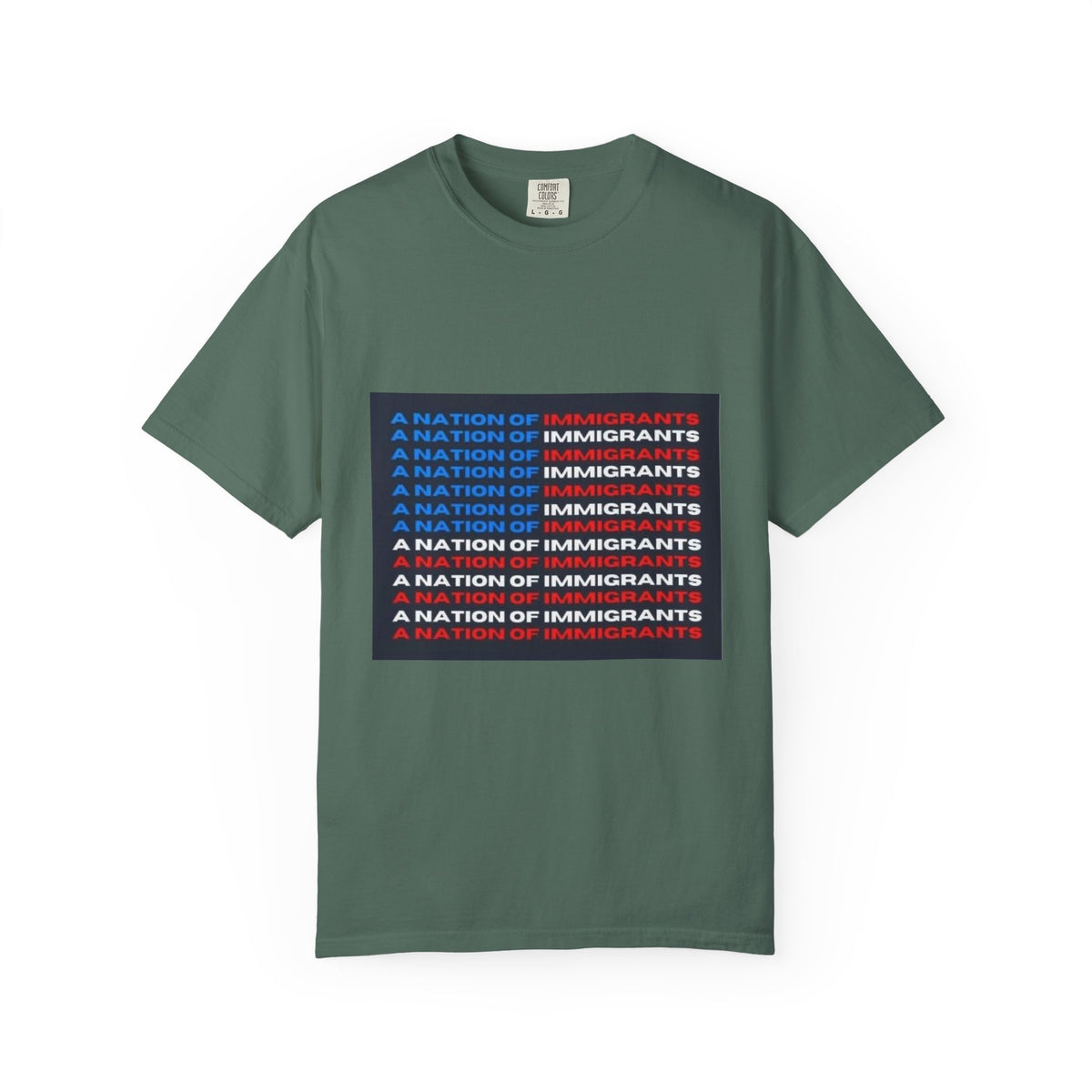Immigrant Rights T-Shirt — A Nation of Immigrants Statement Tee