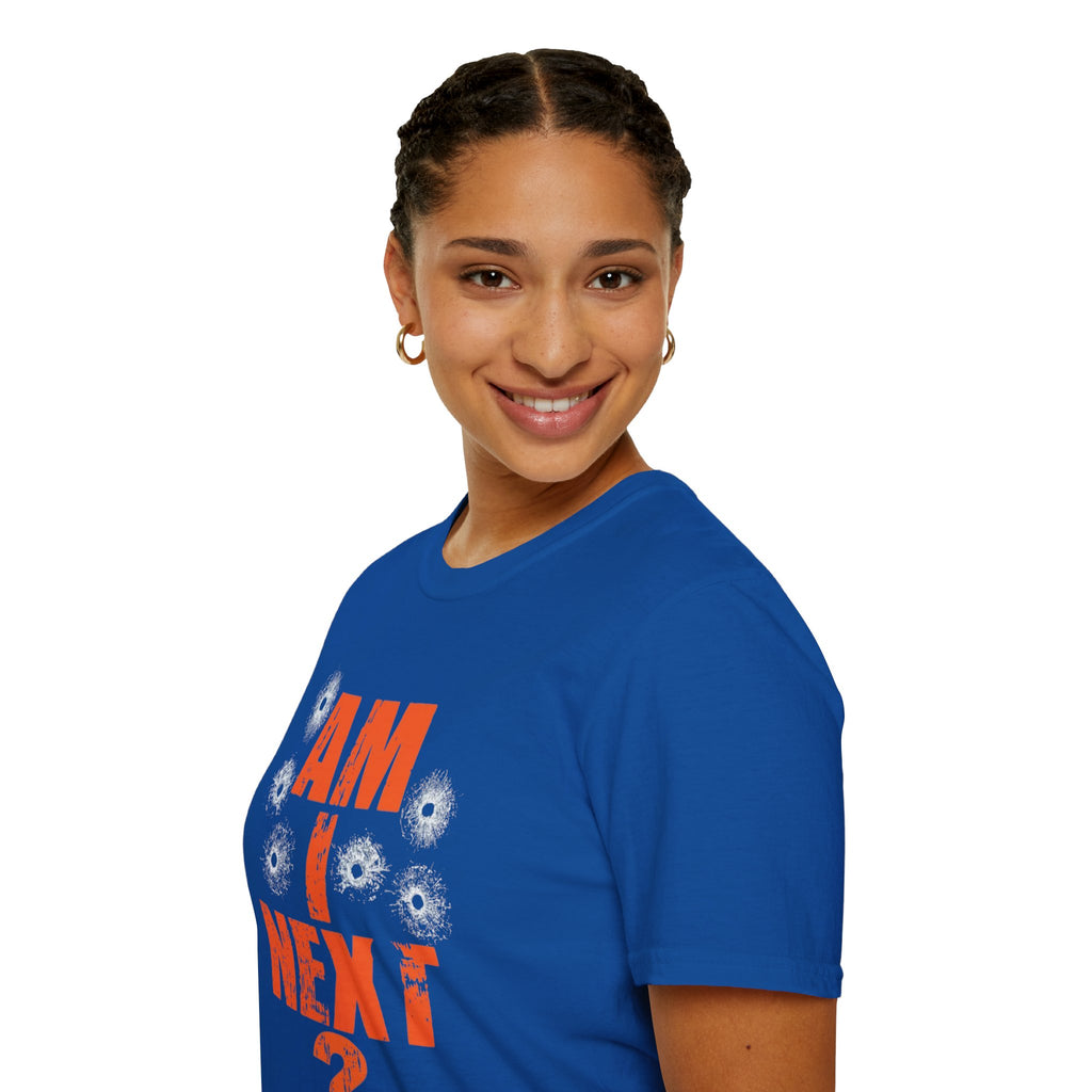 Am I Next? Bullet Hole Graphic T-Shirt