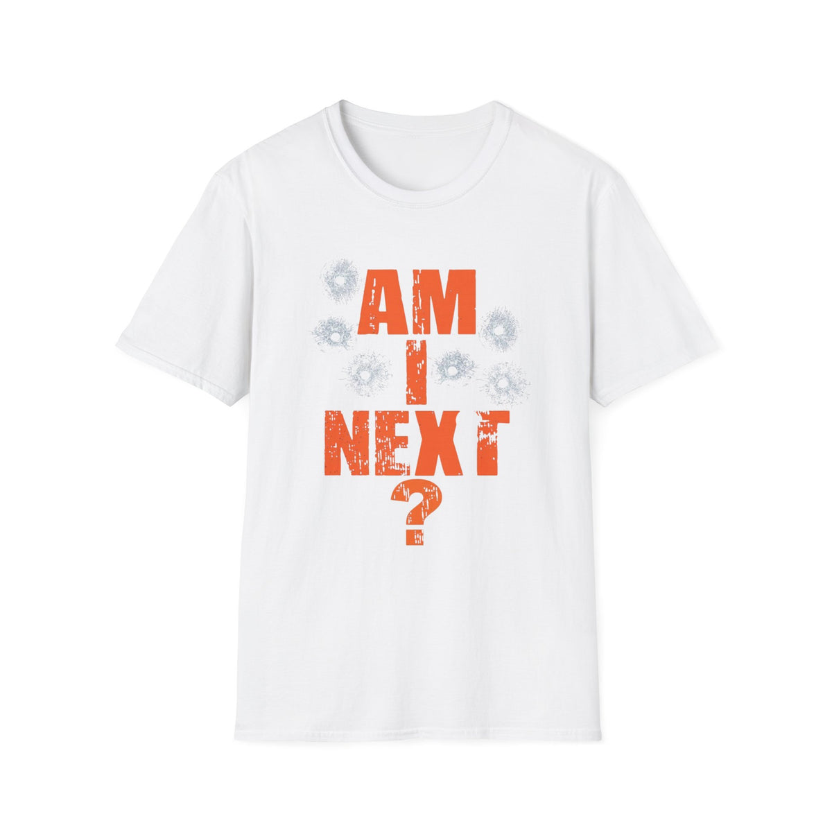 Am I Next? Bullet Hole Graphic T-Shirt