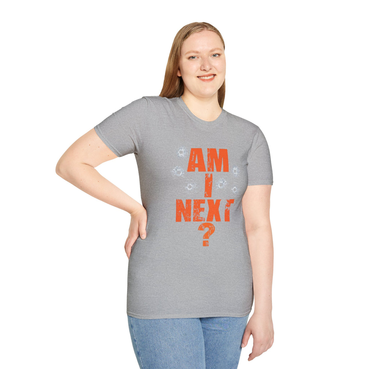 Am I Next? Bullet Hole Graphic T-Shirt