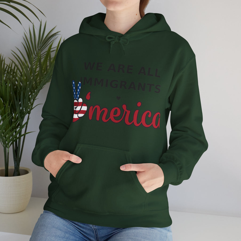 We Are All Immigrants Hoodie — Statement Hoodie