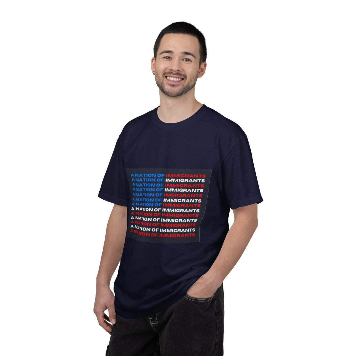 Immigrant Rights T-Shirt — A Nation of Immigrants Statement Tee