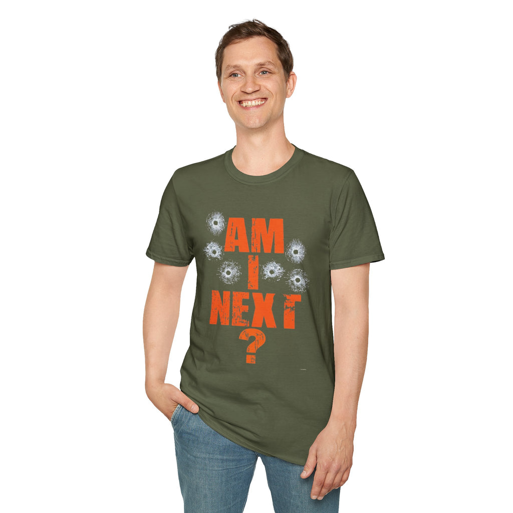 Am I Next? Bullet Hole Graphic T-Shirt