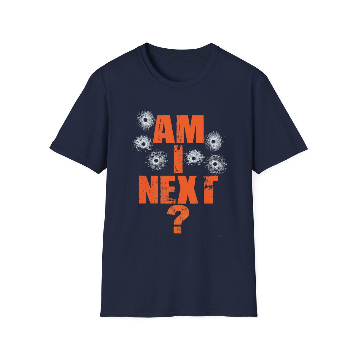 Am I Next? Bullet Hole Graphic T-Shirt