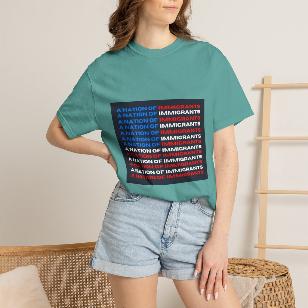 Immigrant Rights T-Shirt — A Nation of Immigrants Statement Tee