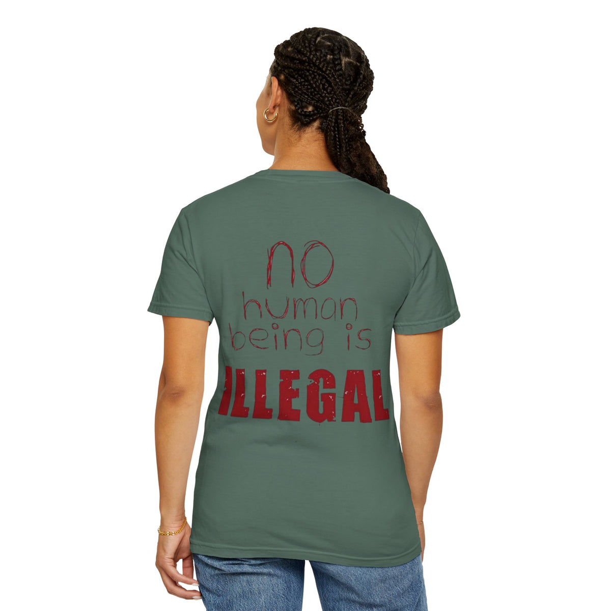 Immigrant Rights T-Shirt — A Nation of Immigrants Statement Tee