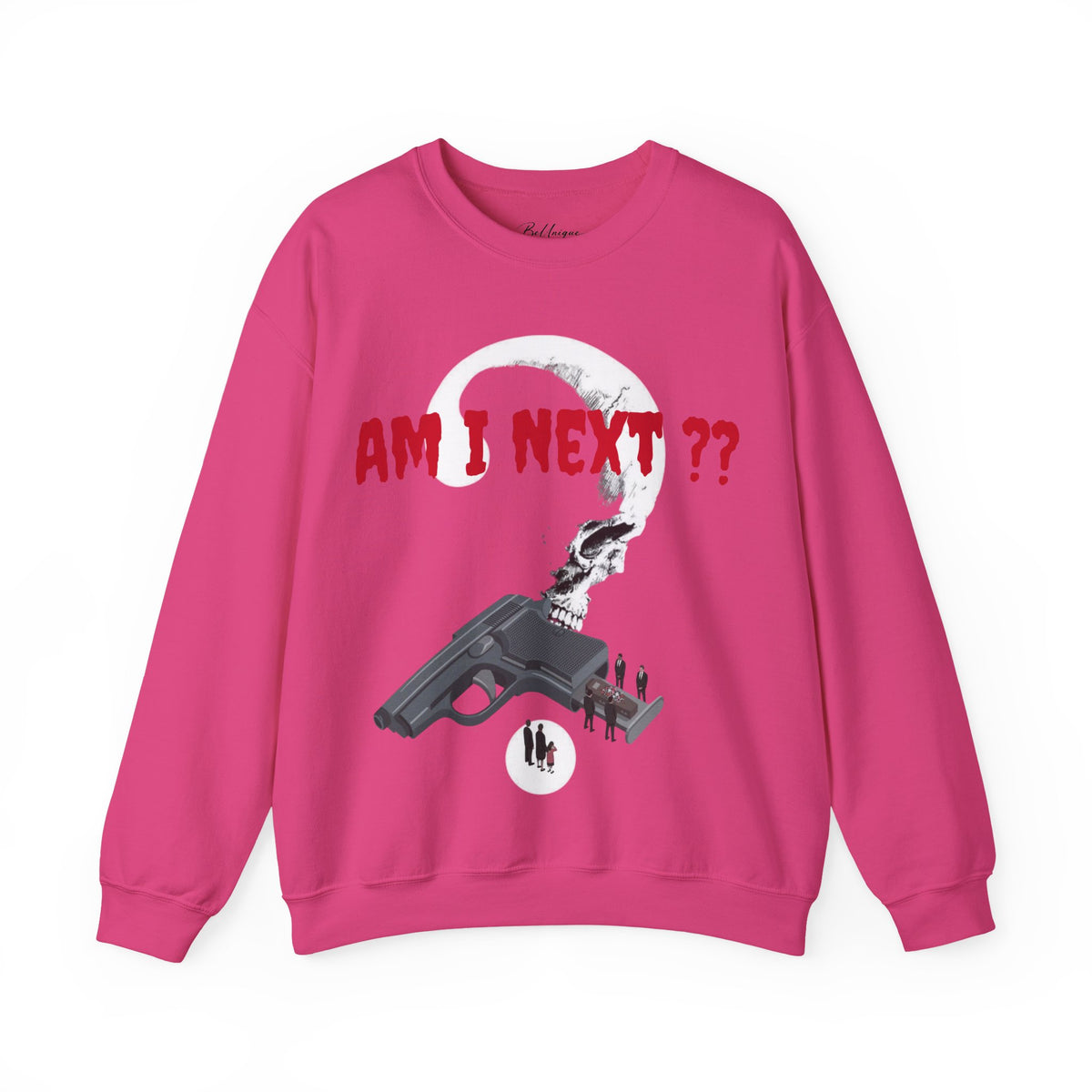 AM I NEXT? Crewneck — Gun Violence Awareness Sweatshirt