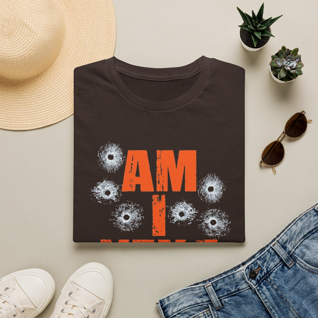 Am I Next? Bullet Hole Graphic T-Shirt