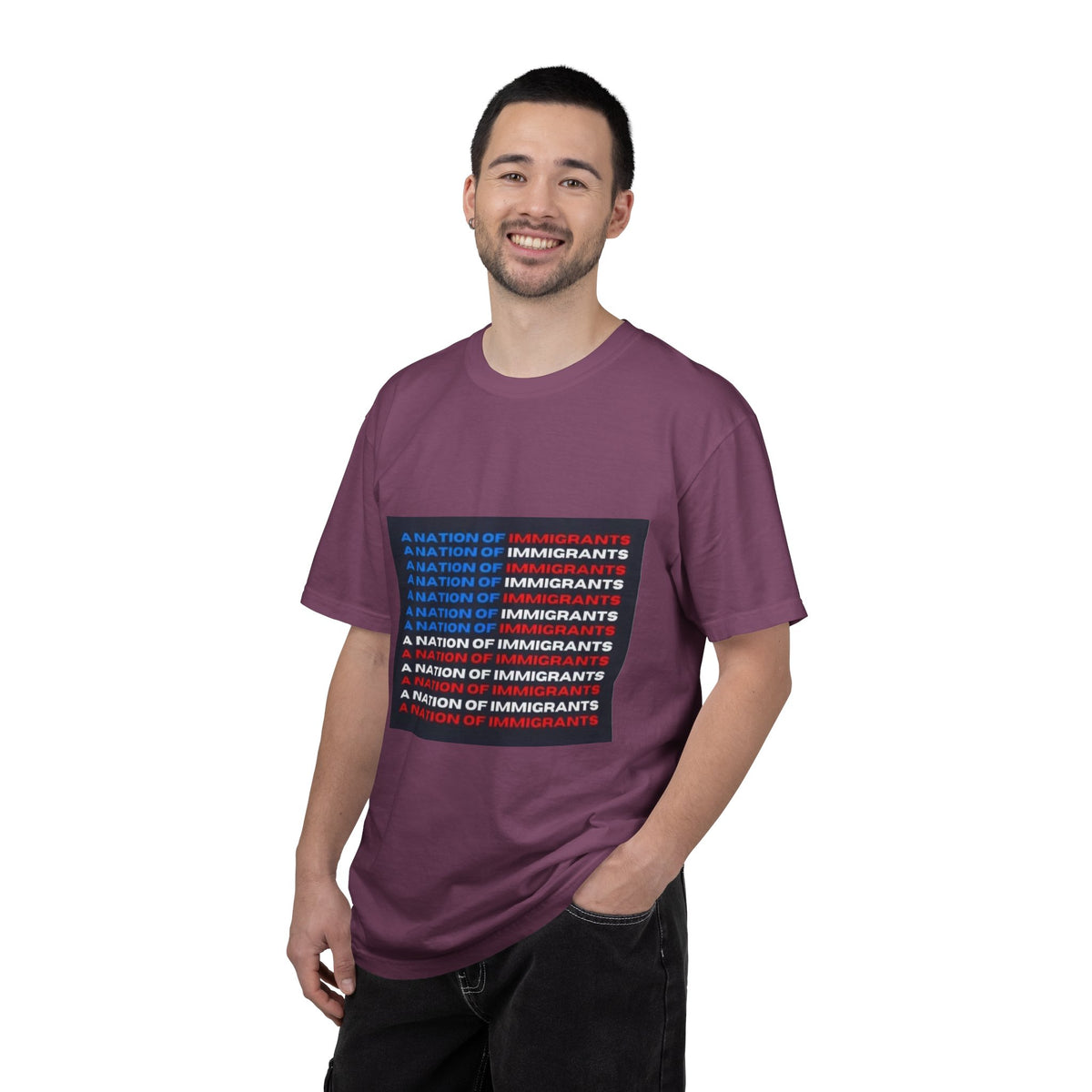 Immigrant Rights T-Shirt — A Nation of Immigrants Statement Tee