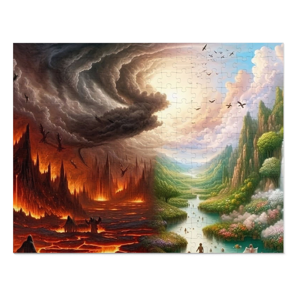 From Storm to Light Fantasy Puzzle — 252 Pieces with Tin