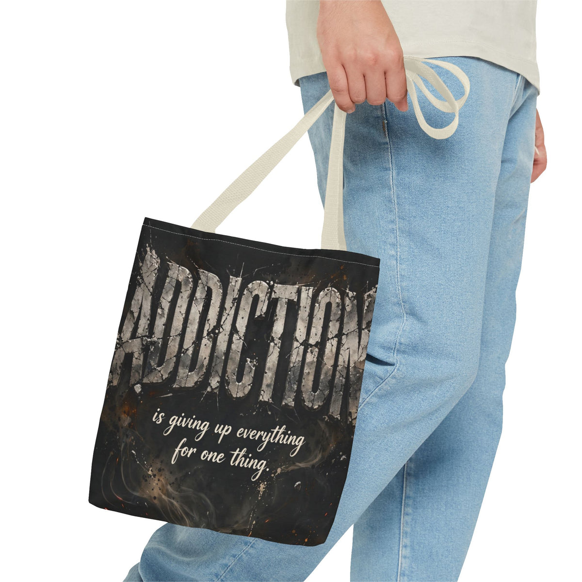 Addiction vs Recovery — Recovery Awareness Tote