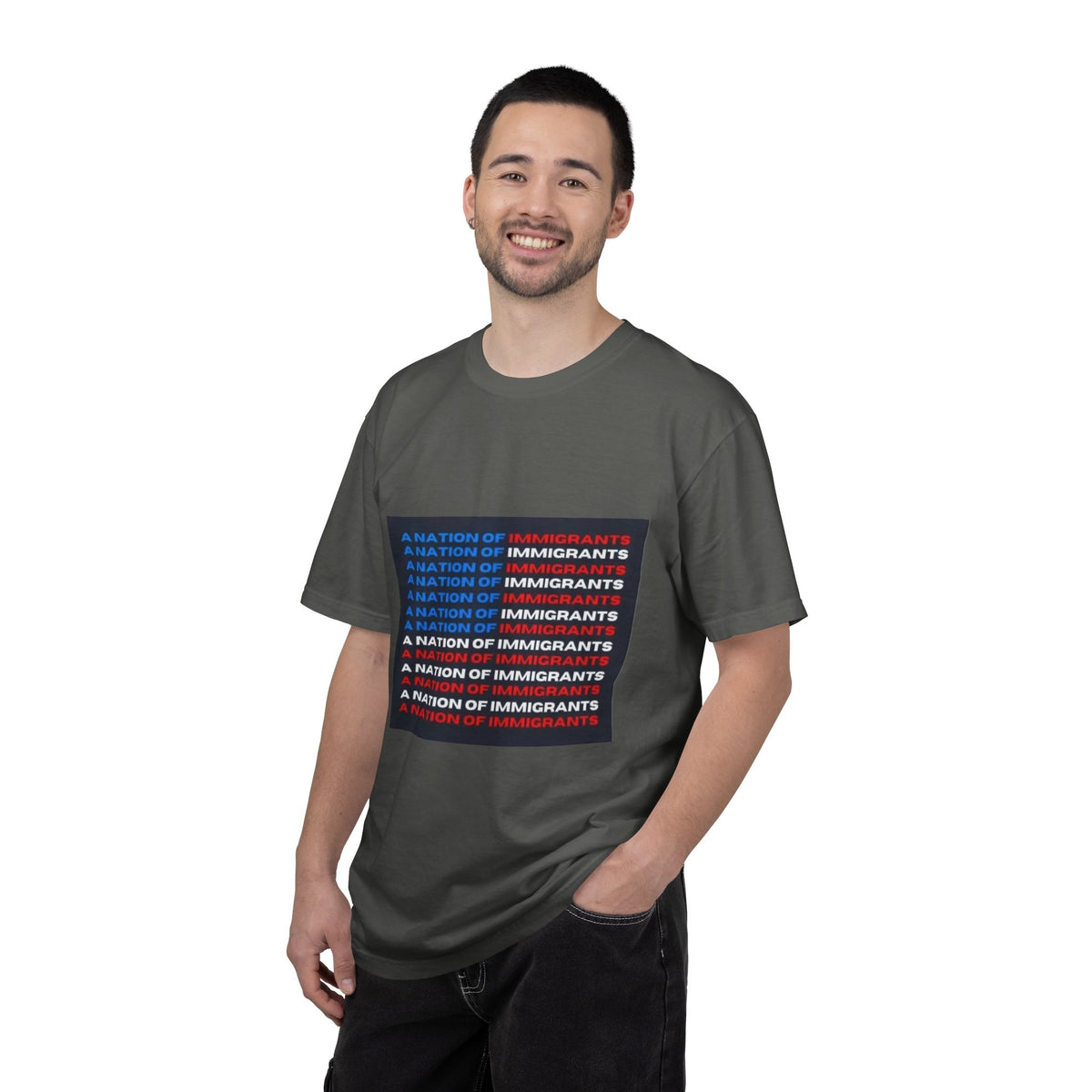 Immigrant Rights T-Shirt — A Nation of Immigrants Statement Tee