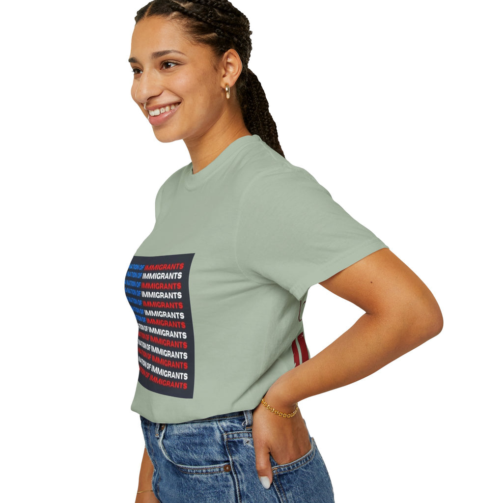 Immigrant Rights T-Shirt — A Nation of Immigrants Statement Tee