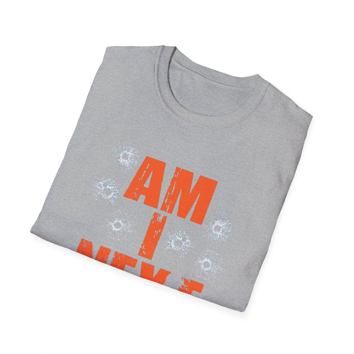 Am I Next? Bullet Hole Graphic T-Shirt