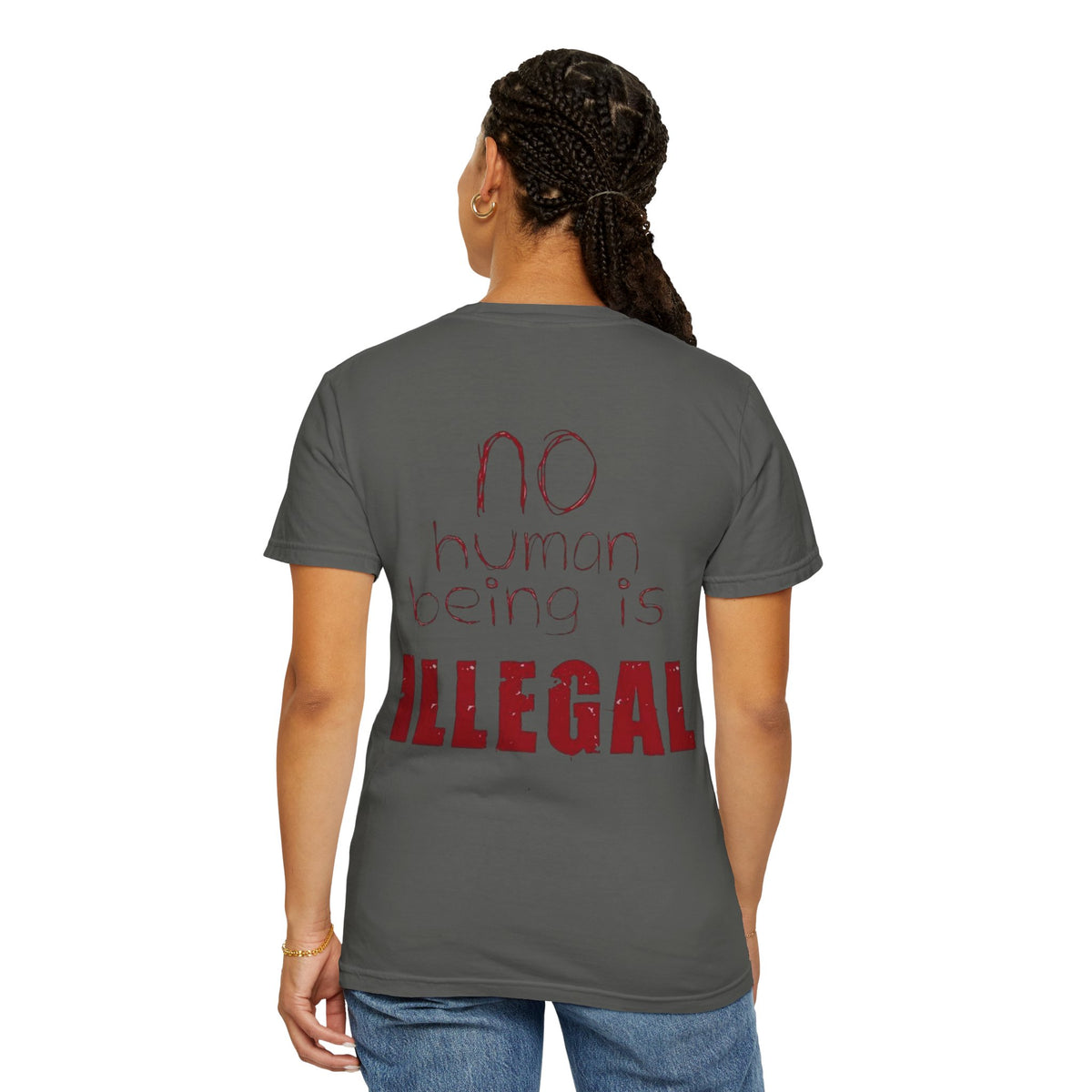 Immigrant Rights T-Shirt — A Nation of Immigrants Statement Tee