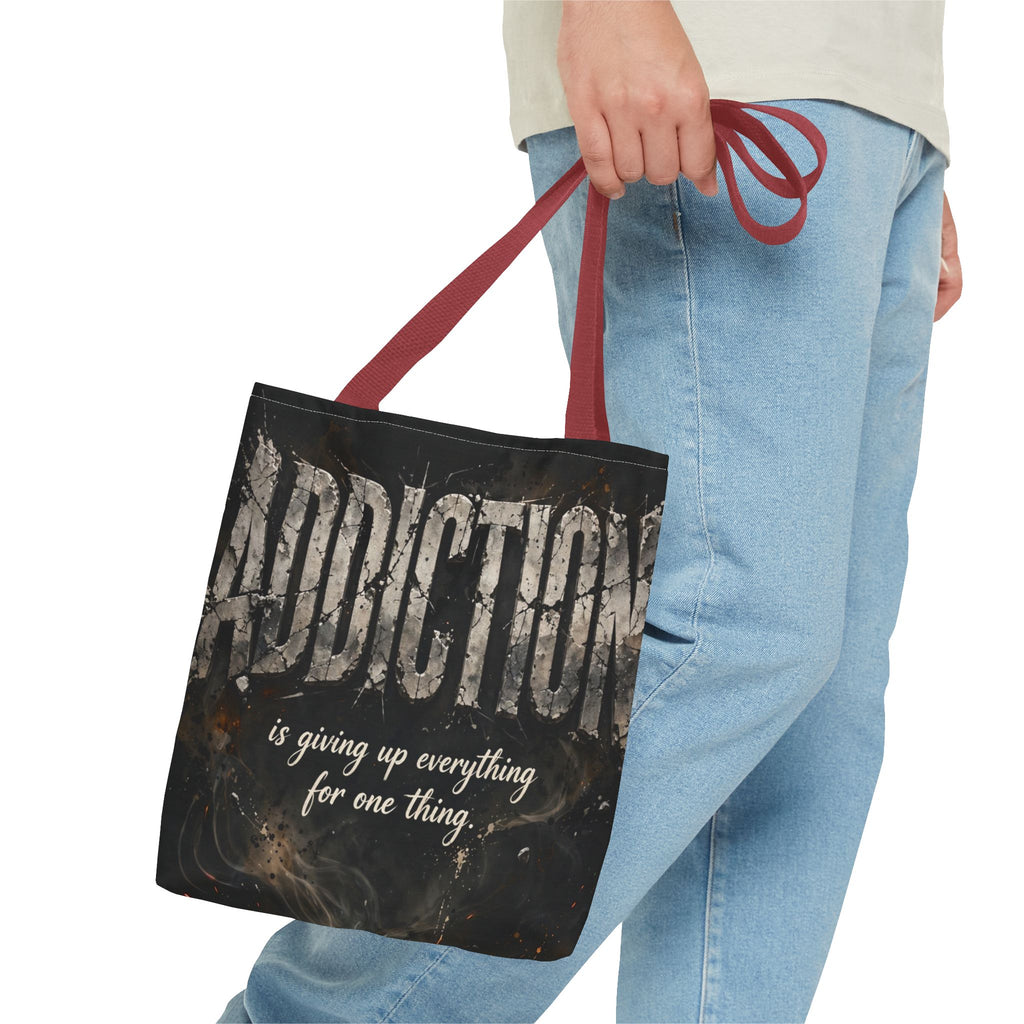 Addiction vs Recovery — Recovery Awareness Tote