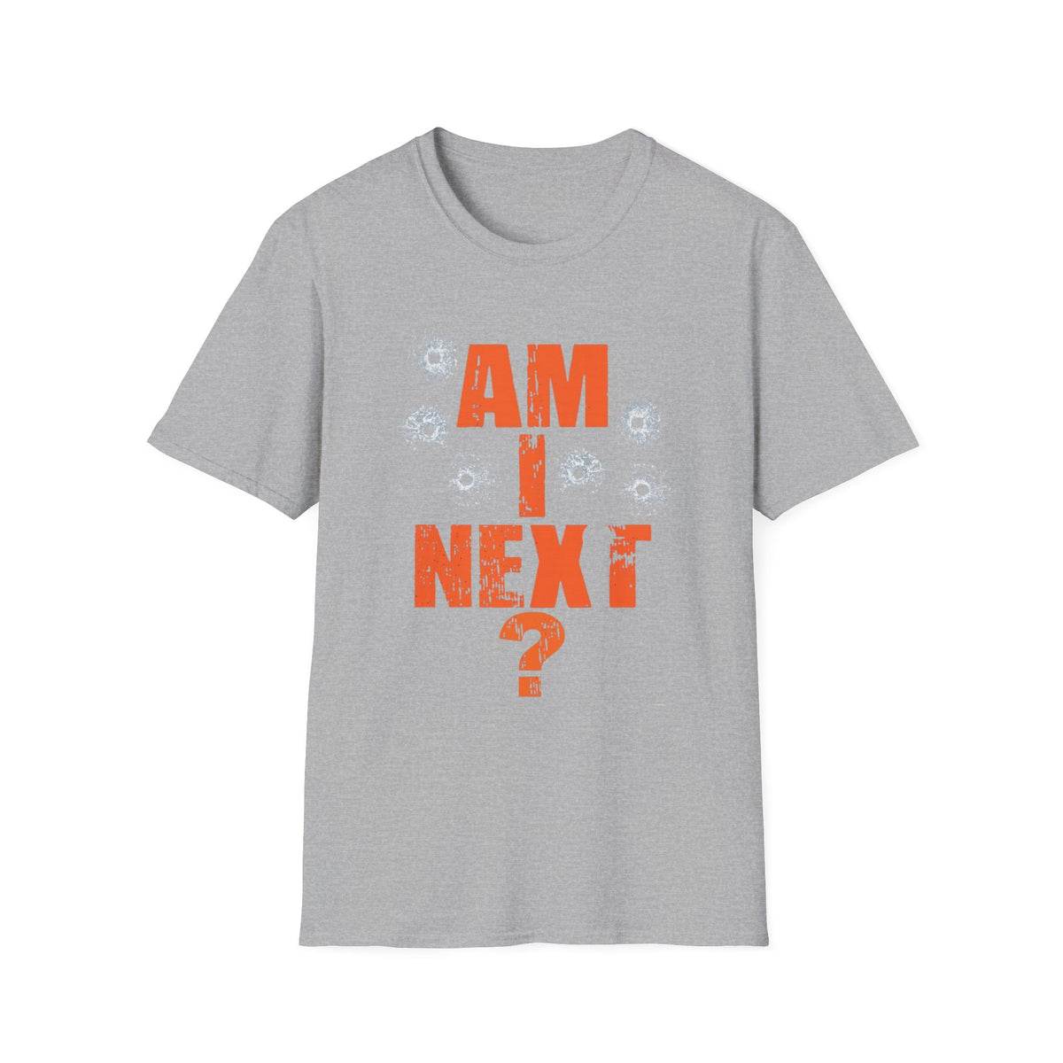 Am I Next? Bullet Hole Graphic T-Shirt