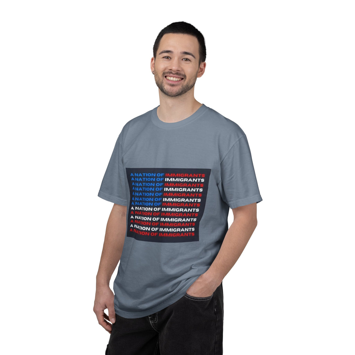 Immigrant Rights T-Shirt — A Nation of Immigrants Statement Tee