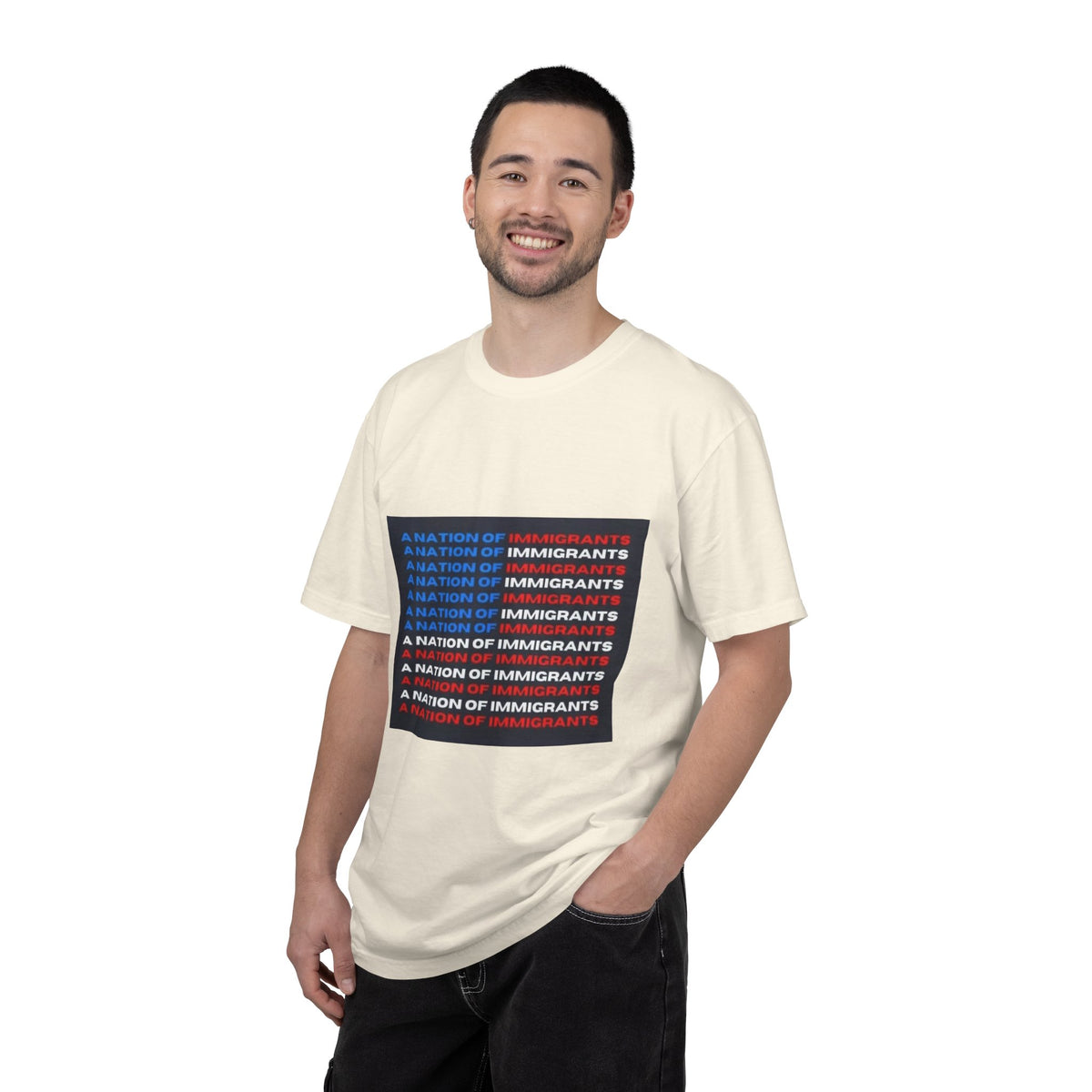 Immigrant Rights T-Shirt — A Nation of Immigrants Statement Tee