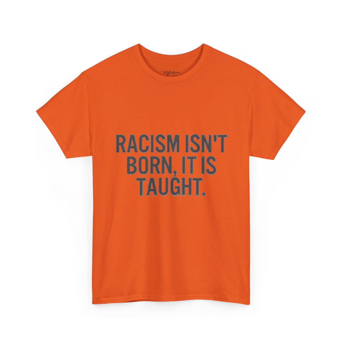 Racism Isn't Born, It's Taught — Anti-Racism Statement Tee