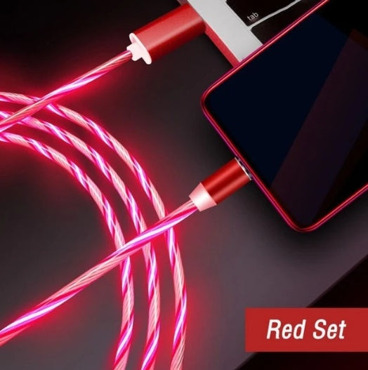 Magnetic LED multi-device USB charging cable — product view 13