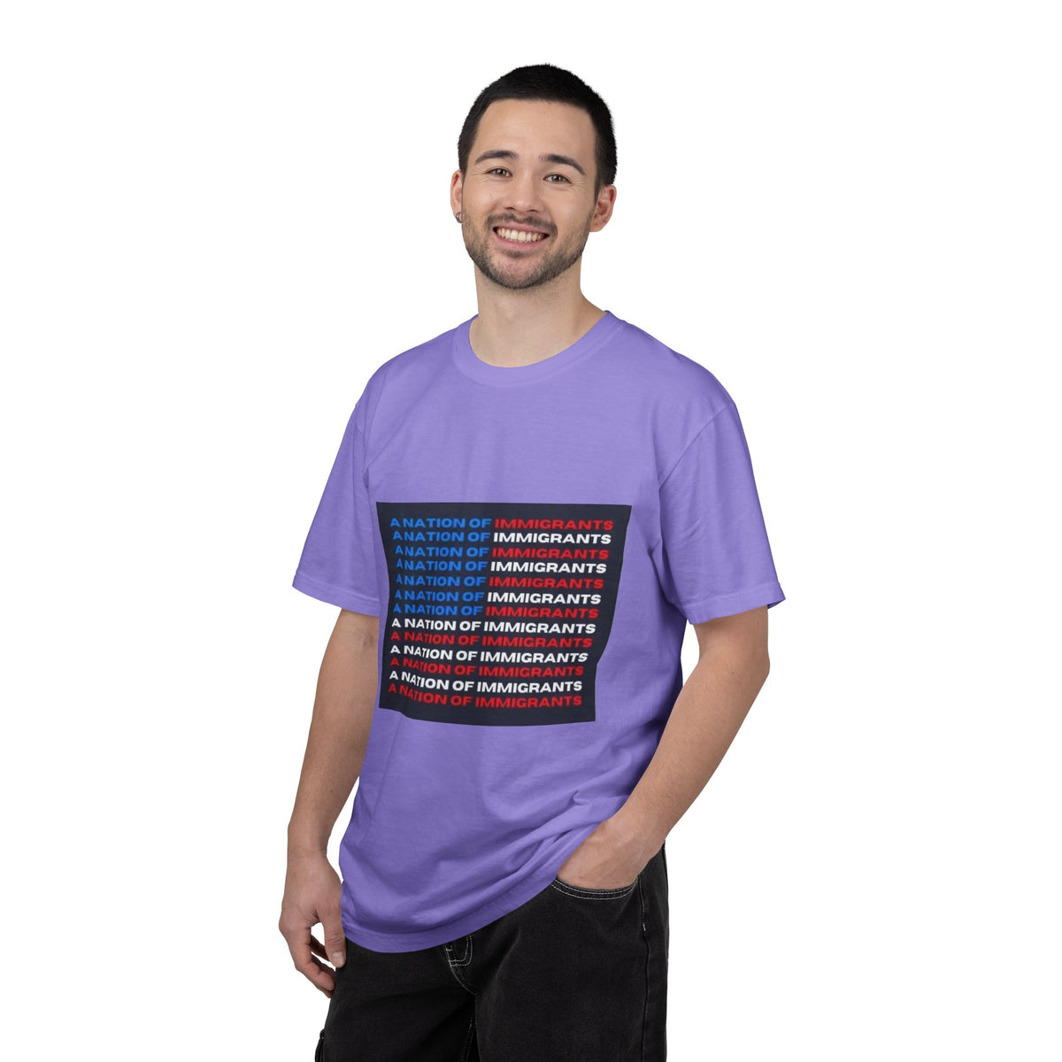 Immigrant Rights T-Shirt — A Nation of Immigrants Statement Tee
