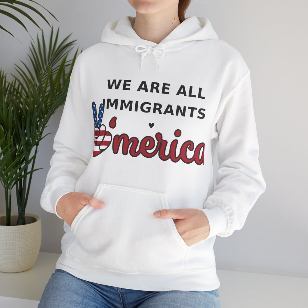 We Are All Immigrants Hoodie — Statement Hoodie