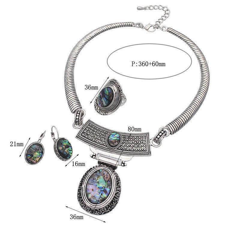 Elegant Three-Piece Jewelry Set — Complete, Just Like Her