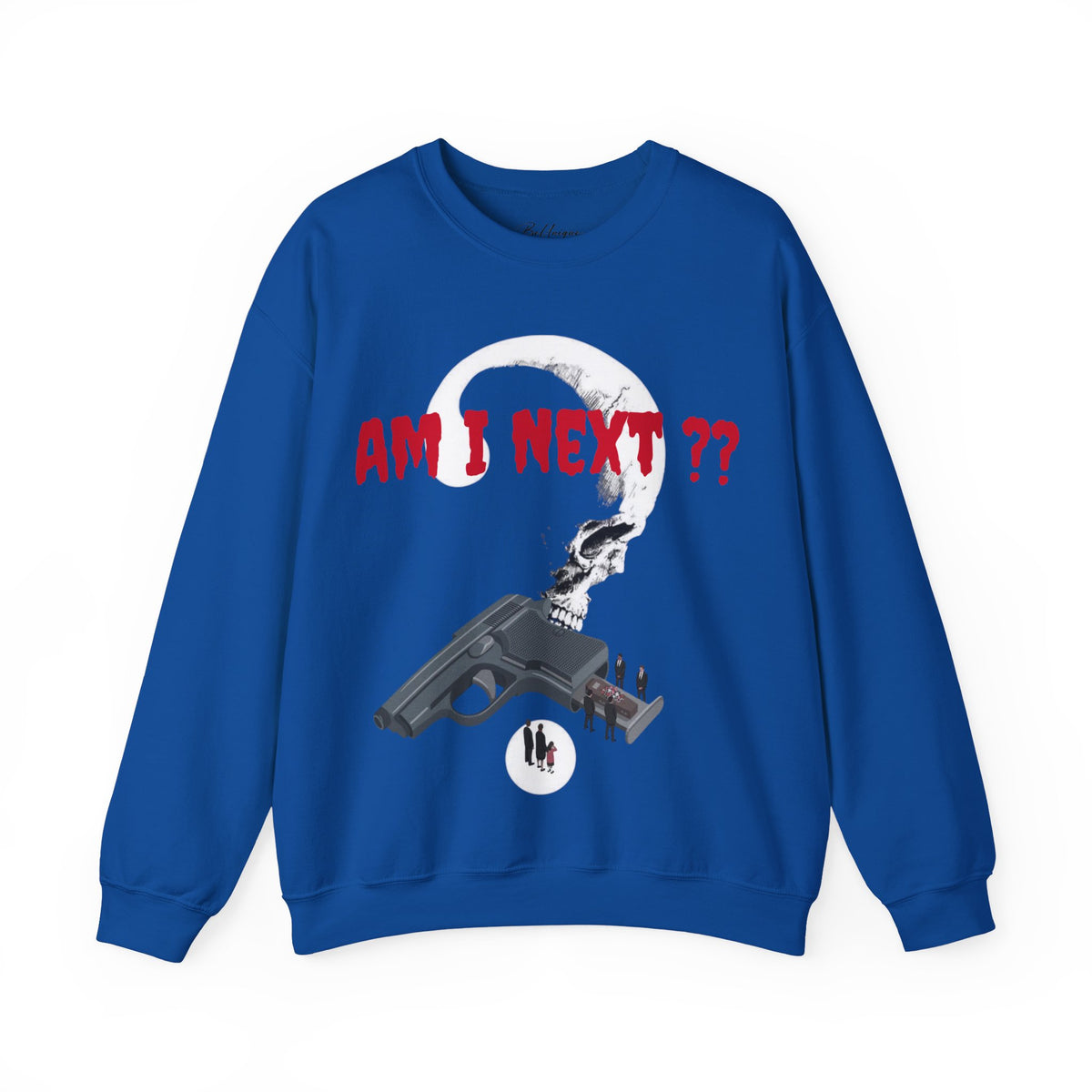 AM I NEXT? Crewneck — Gun Violence Awareness Sweatshirt