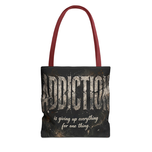 Addiction vs Recovery — Recovery Awareness Tote