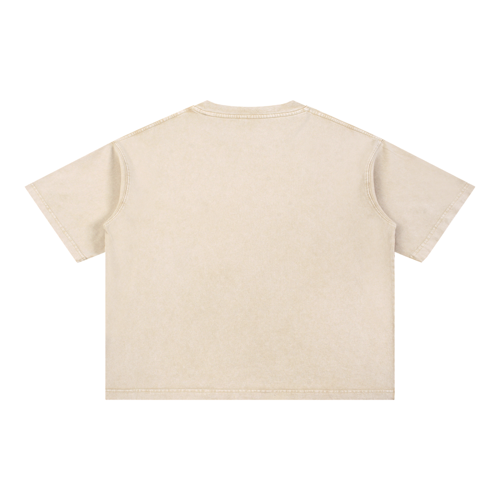 Mineral Wash Boxy Cotton T-Shirt
