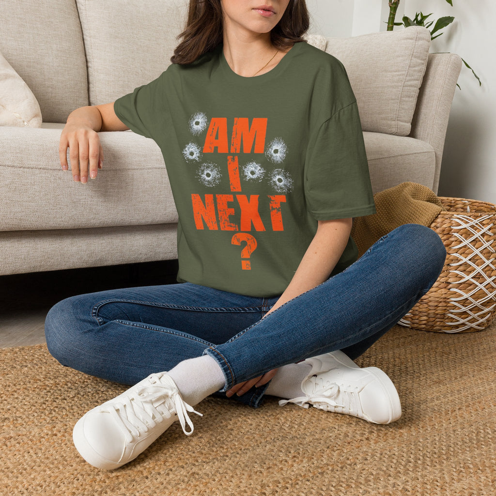Am I Next? Bullet Hole Graphic T-Shirt