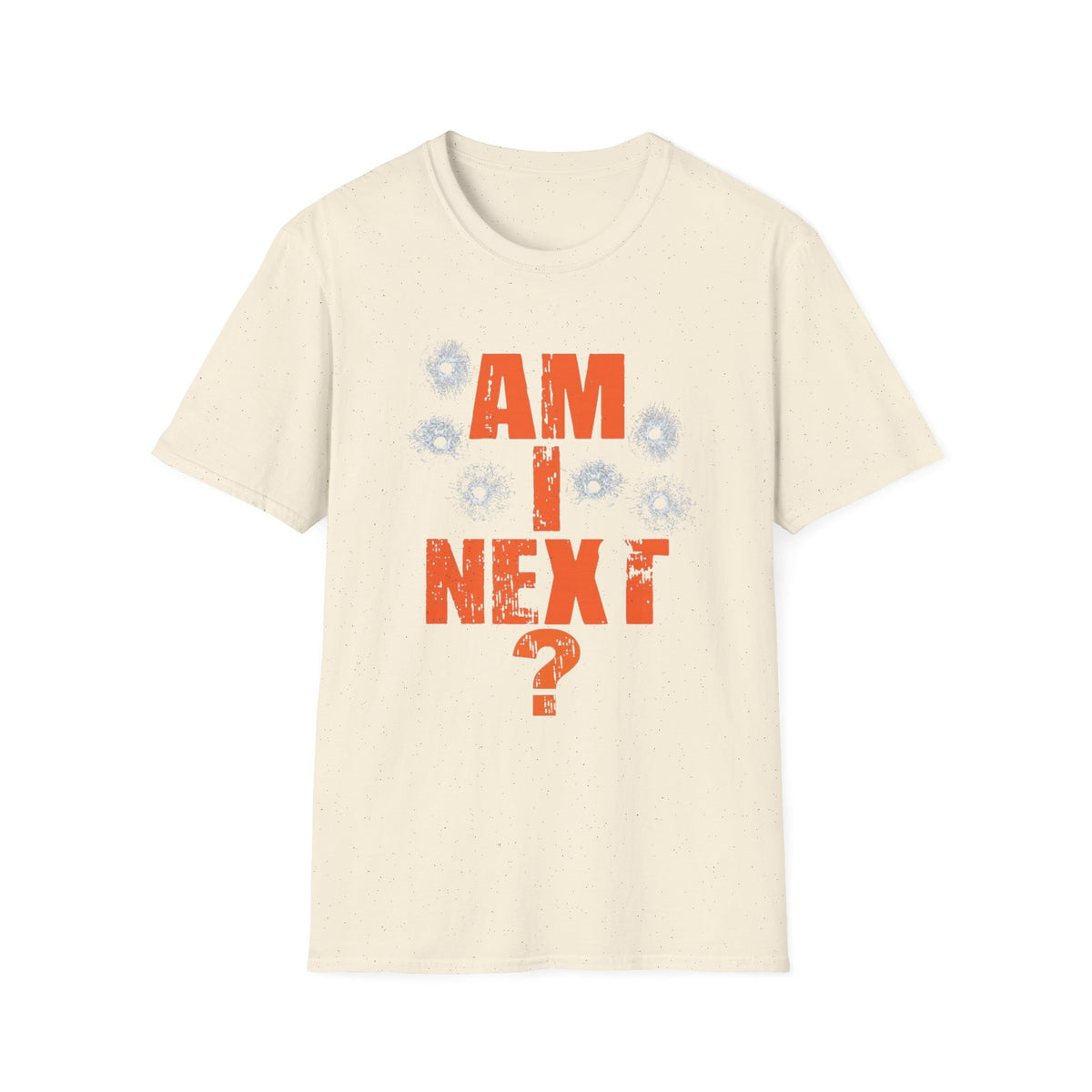 Am I Next? Bullet Hole Graphic T-Shirt