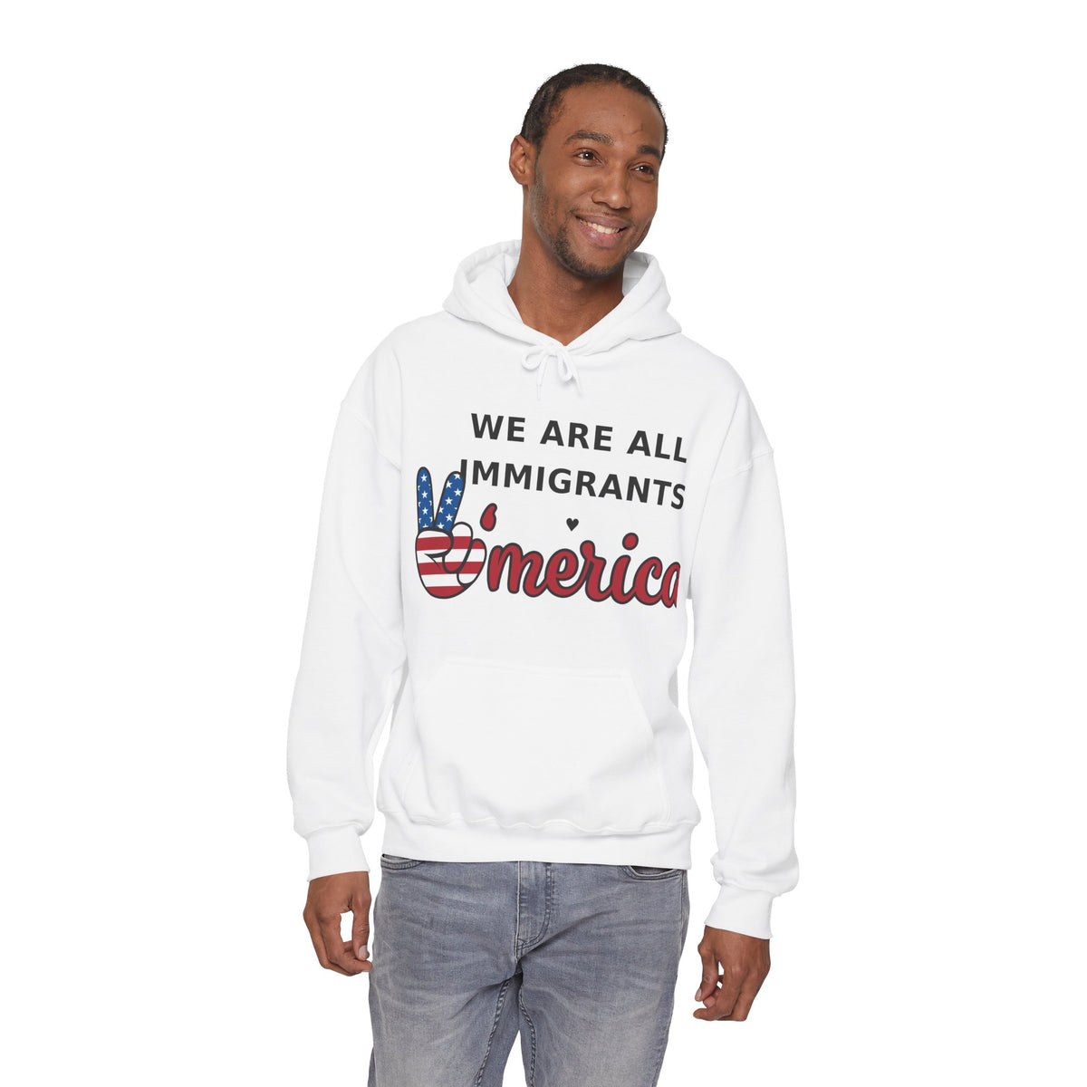 We Are All Immigrants Hoodie — Statement Hoodie