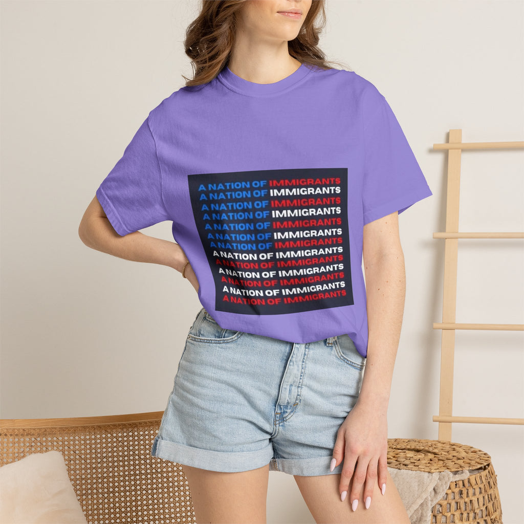 Immigrant Rights T-Shirt — A Nation of Immigrants Statement Tee