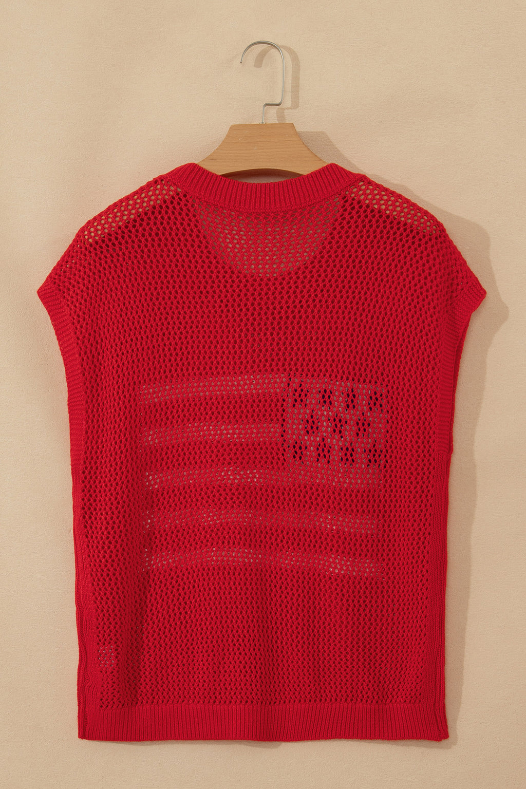 Sky Blue Flag Graphic Short Sleeve Sweater Top
