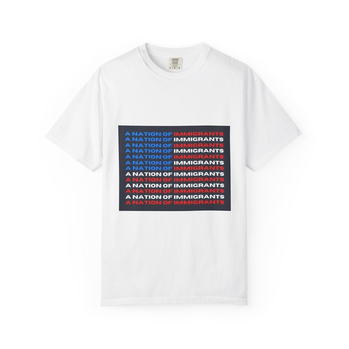 A Nation of Immigrants statement T-shirt