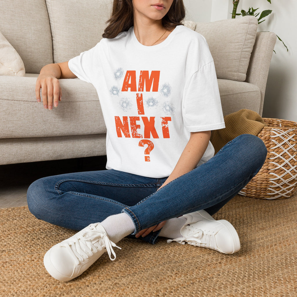 Am I Next? Bullet Hole Graphic T-Shirt