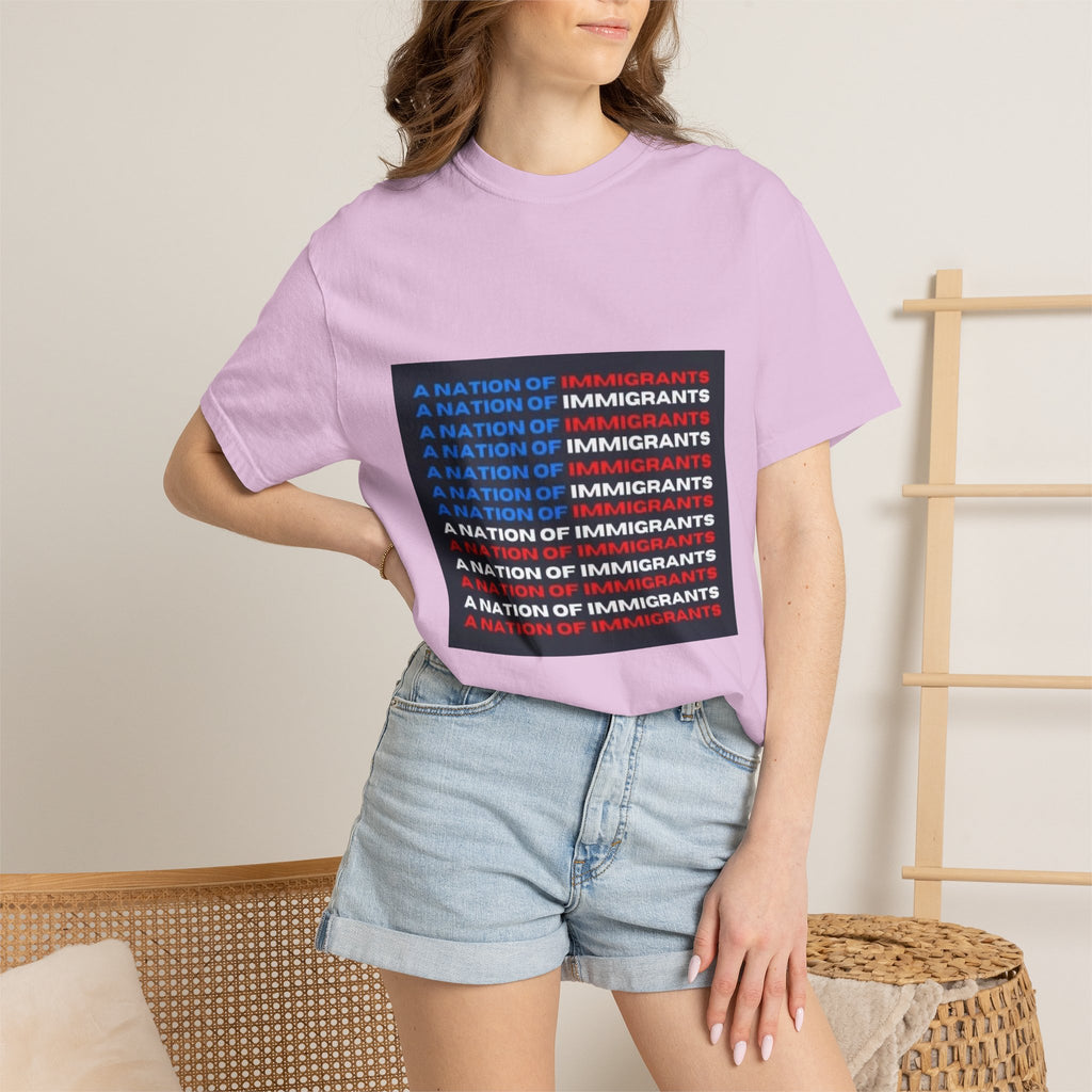 Immigrant Rights T-Shirt — A Nation of Immigrants Statement Tee