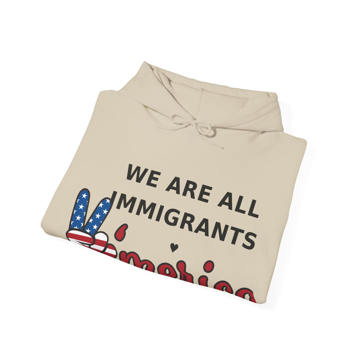 We Are All Immigrants Hoodie — Statement Hoodie