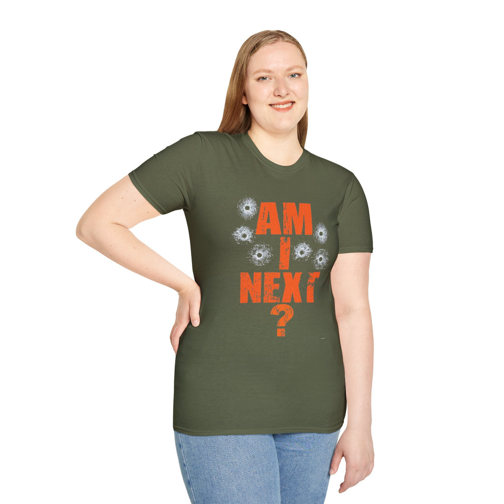Am I Next? Bullet Hole Graphic T-Shirt