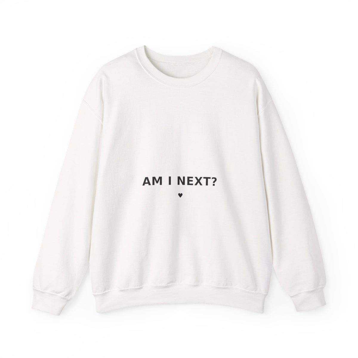 AM I NEXT? Crewneck — Gun Violence Awareness Sweatshirt