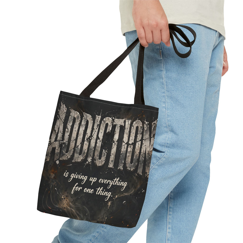Addiction vs Recovery — Recovery Awareness Tote