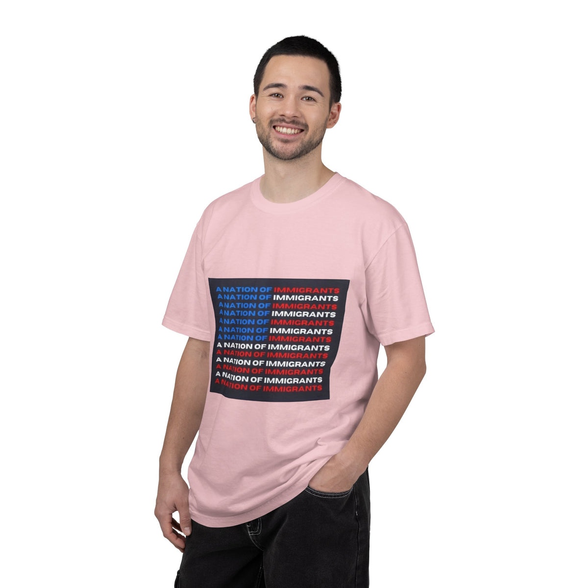 Immigrant Rights T-Shirt — A Nation of Immigrants Statement Tee
